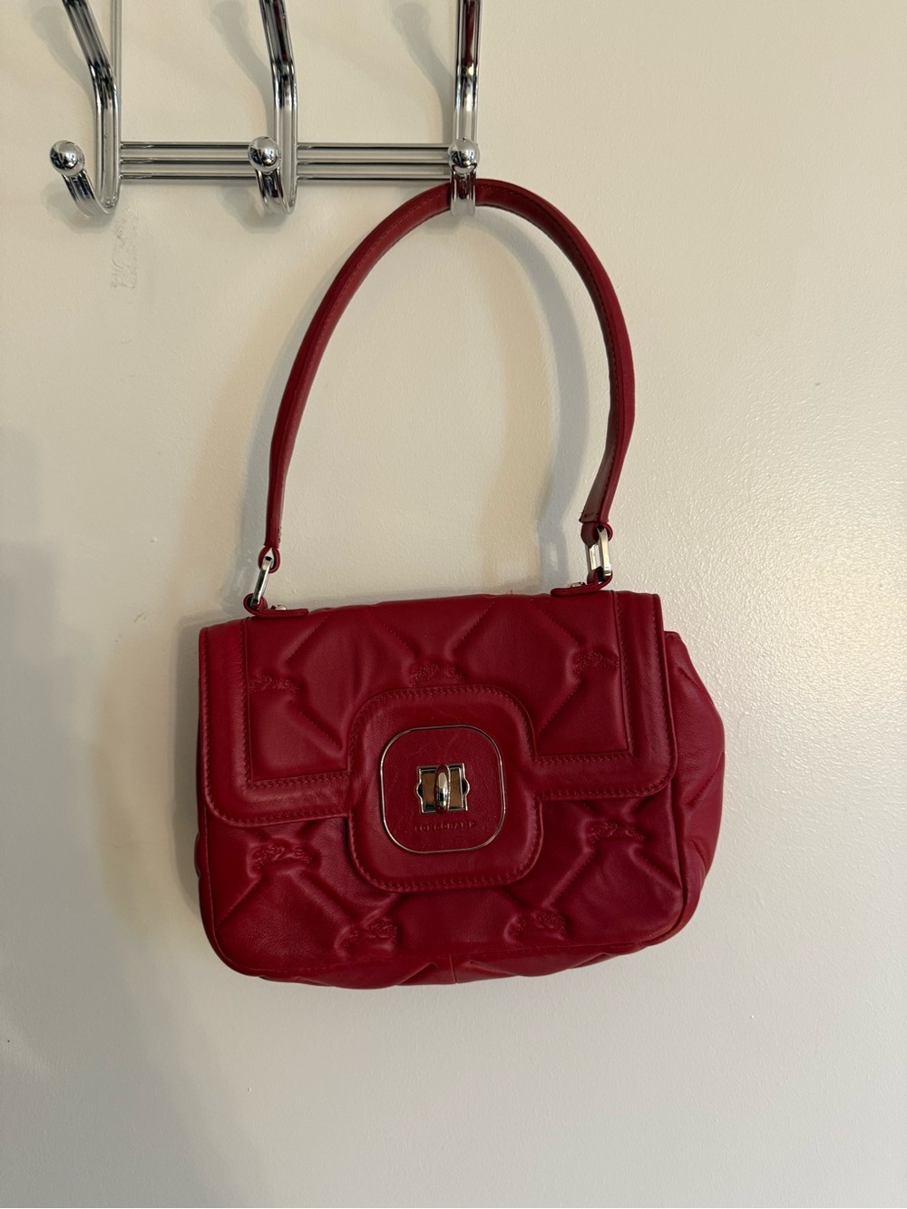 Longchamp Gatsby Lambskin Handbag